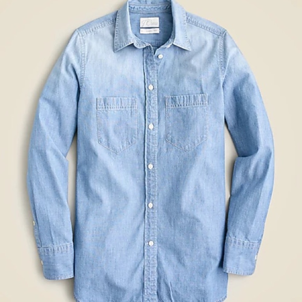 NWOT J.Crew Classic Chambray shirt Size 18